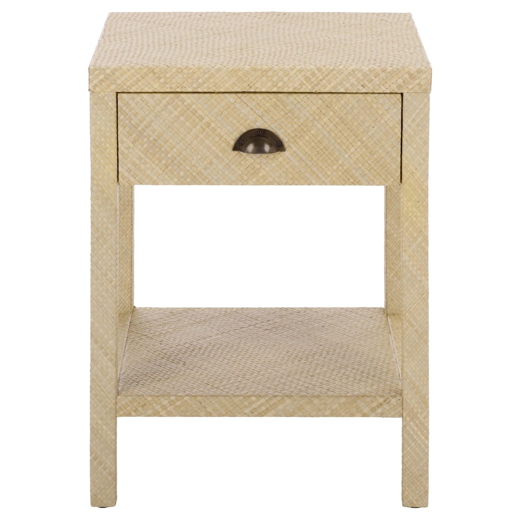 SAFAVIEH Home Epke 1-Drawer 1-Shelf Accent Table - 17"W x 15"D x 24"H
