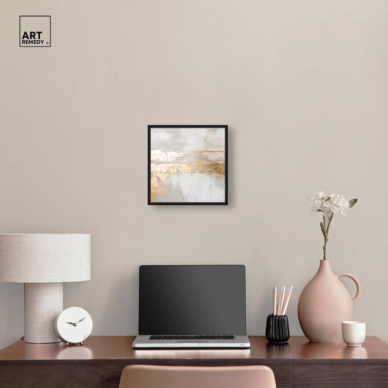 Melted Goldscape II Canvas by Art Remedy