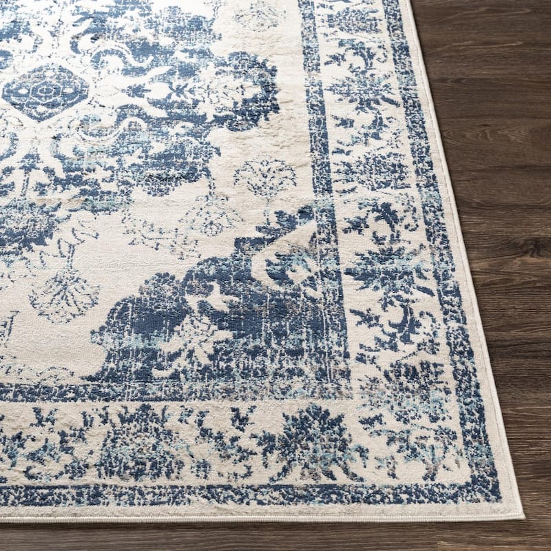Livabliss Traditional Floransa Medallion Area Rug