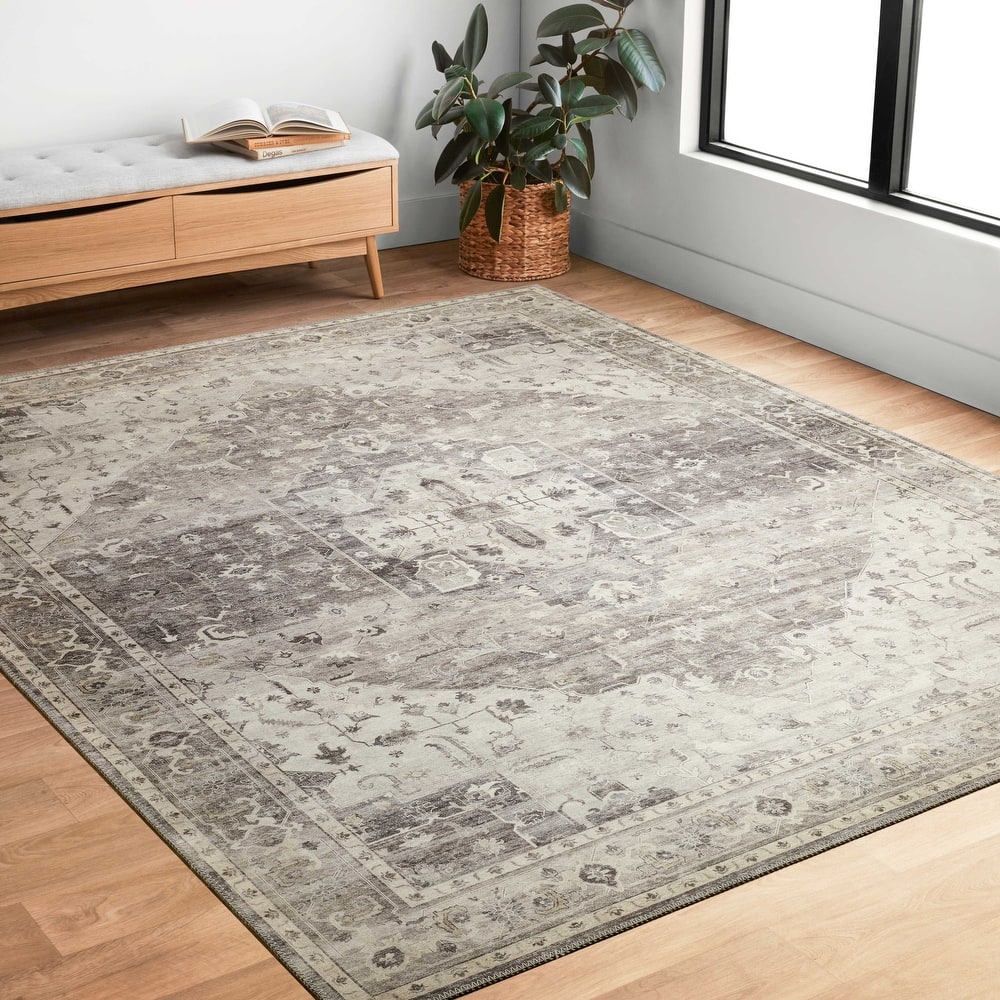 Alexander Home Venetian Printed Distressed Area Rug