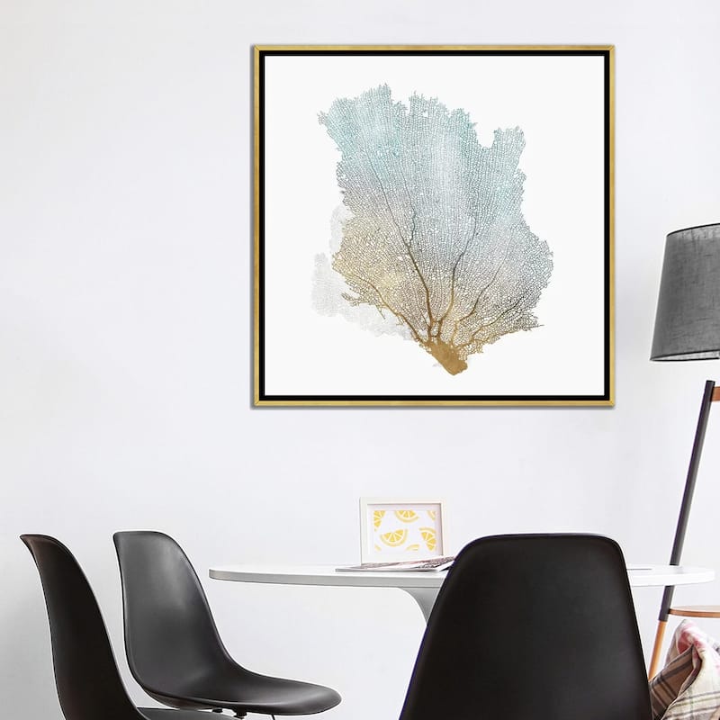 iCanvas "Delicate Coral I" by Isabelle Z Framed Canvas Print