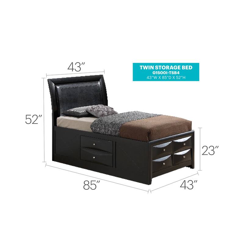 Marilla Twin Panel Beds