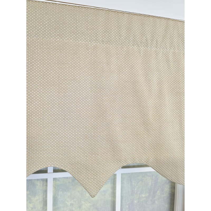 RLF Home Basket Weave Regal Valance