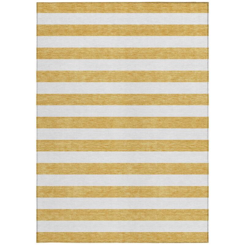 Almiro Stripe Weather Resistant Classic Meets Modern Outdoor Rug