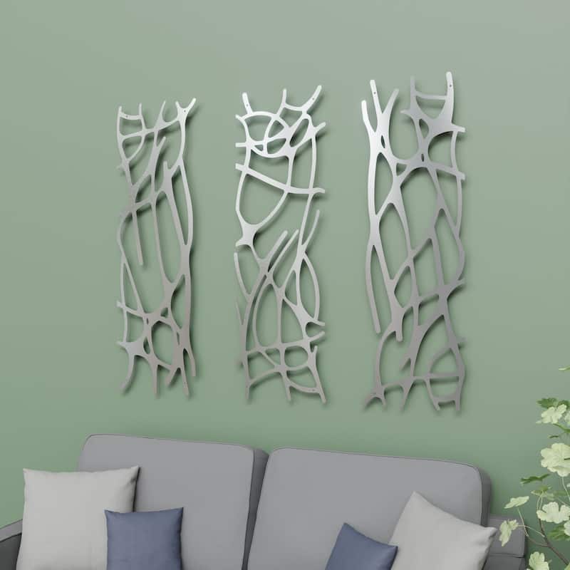 3-Piece Stainless Steel Wall Art