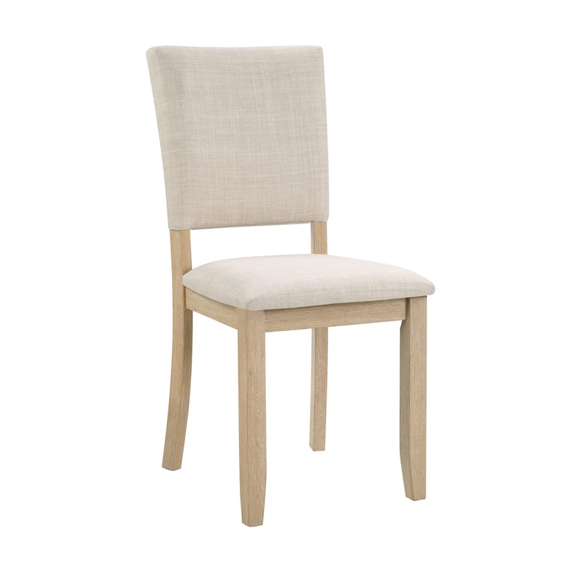 GDFStudio - Silken Minimalist Upholstered Ergonomical Curved Backrest Dining Chairs, Padded Seat, Set of 4