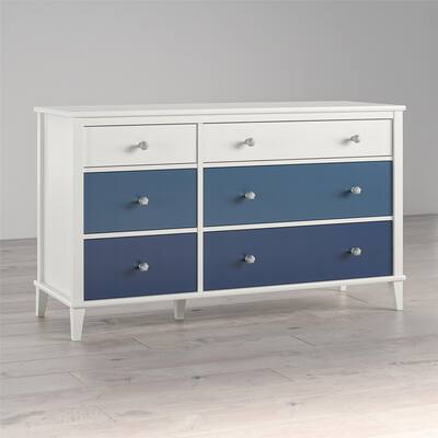 Little Seeds Monarch Hill Poppy White 6-drawer Dresser