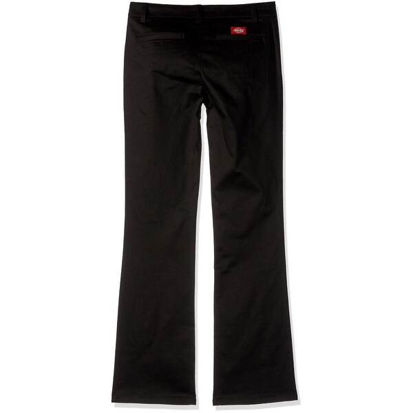 black bootcut khakis