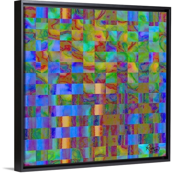 "Covenant" Black Float Frame Canvas Art