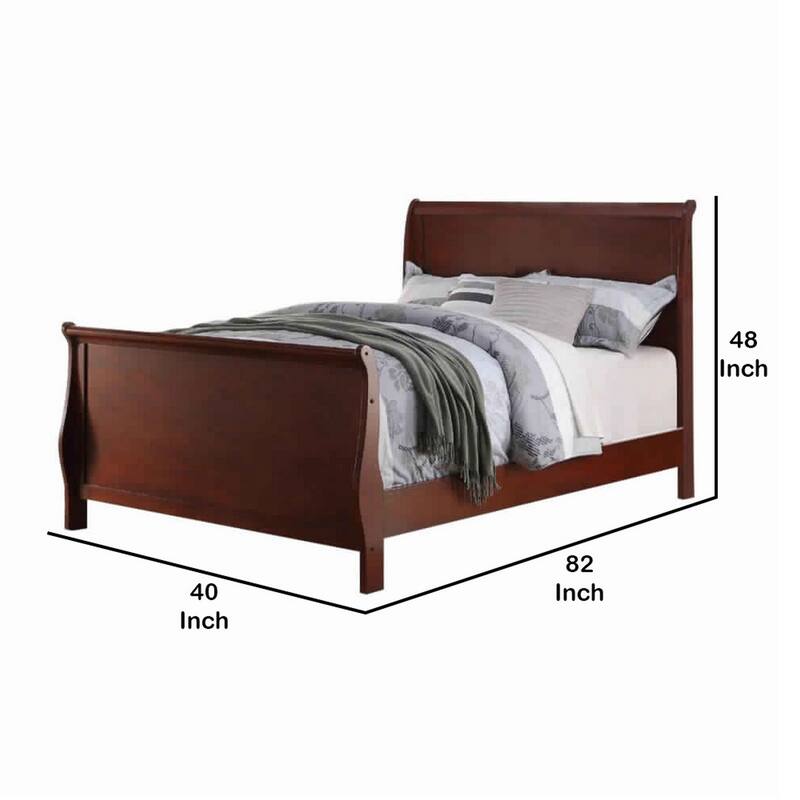 Magnificent Twin Bed,Cherry