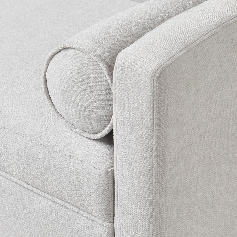 Madison Park Julie Upholstered Accent Bench - Gray