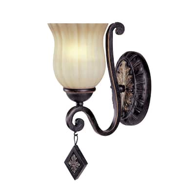 Designers Fountain Ravella Single Light 12" Tall Bathroom Sconce