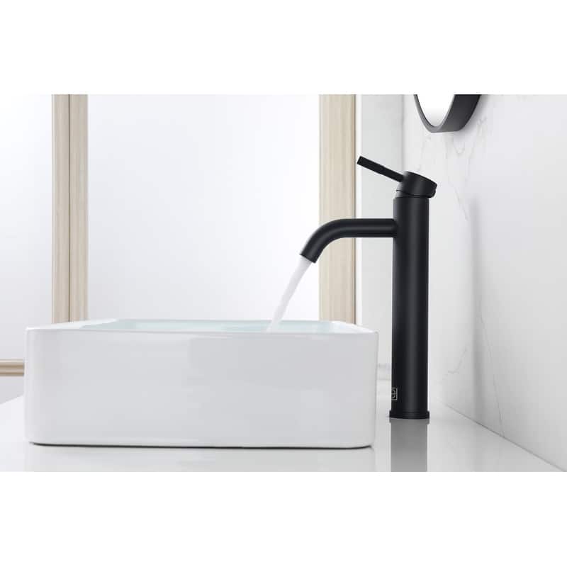 Elegant Lighting FAV-1007 Victor 1.5 GPM Vessel Single Hole Bathroom
