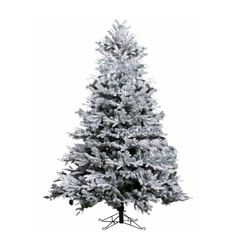 7/8FT Artificial Fir Christmas Tree with Metal Stand for Decor