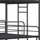 preview thumbnail 5 of 8, Triple Twin Bunk Bed Frame - Sturdy Steel Structure & Space-Saving