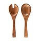 preview thumbnail 1 of 2, Noritake Kona Wood Salad Servers