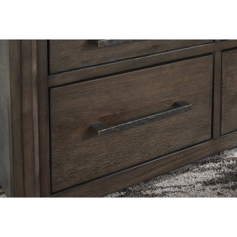 Signature Design by Ashley Kallenny Brown/Gray Coffee Table - 40"W x 40"D x 19"H