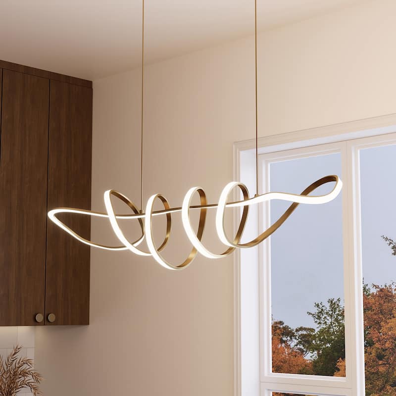 Kovacs P5439-L Astor 44" Wide LED Abstract Chandelier