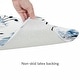 preview thumbnail 6 of 5, Laural Home Whispering Blue Botanicals Memory Foam Rug