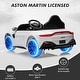preview thumbnail 8 of 29, 12V Ride on Sports Car for Kids Licensed Aston Martin Battery Powered Car