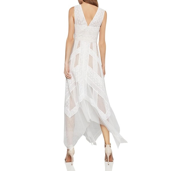 bcbg andi lace dress white