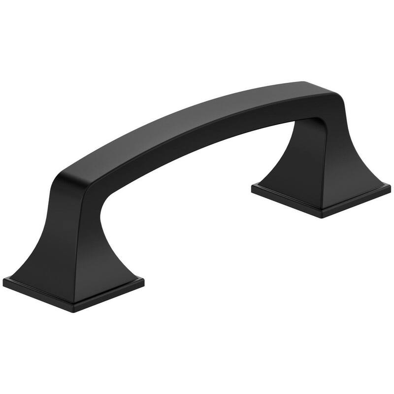 Amerock BP36778 Ville 3" Center to Center Handle Cabinet Pull - Matte Black