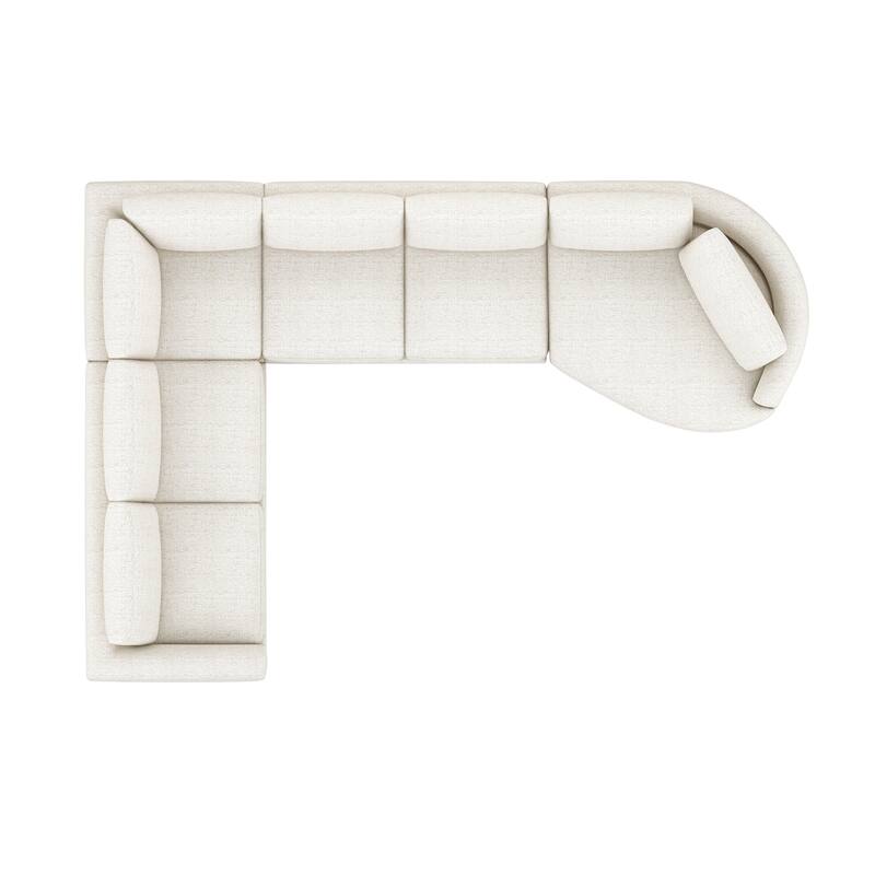 Laguna 165.5" 4-Piece Modular Sectional Sofa