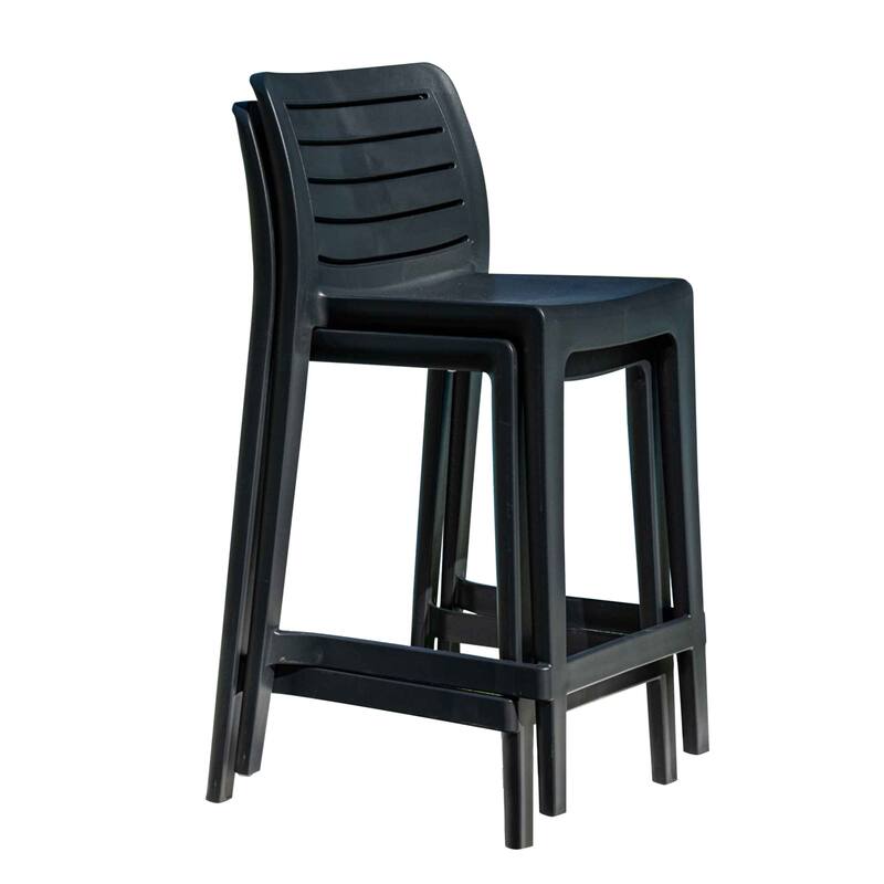 Leva Set of 2 Barstools - Anthracite
