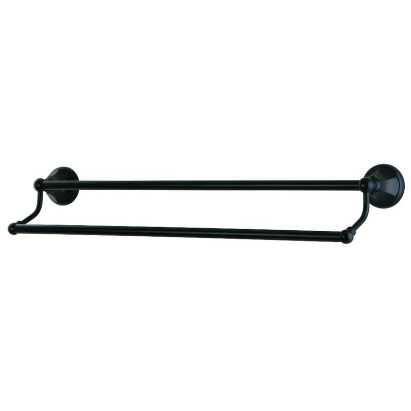 Kingston Brass Metropolitan 24-Inch Dual Towel Bar - Oil Rubbed Bronze