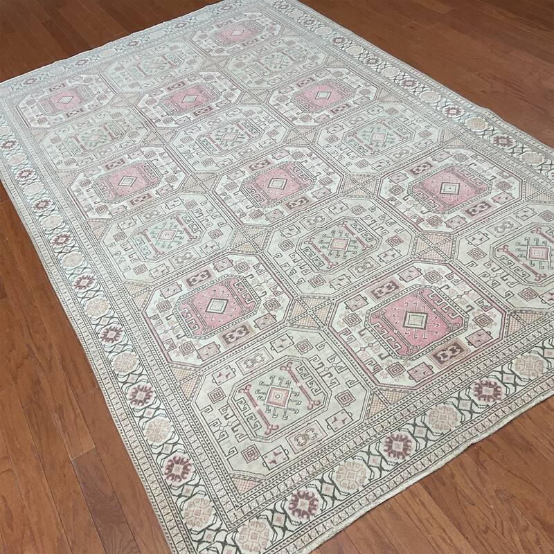 HERAT ORIENTAL Handmade Turkish Oushak Wool Rug - 6'2" x 10'