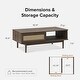 preview thumbnail 11 of 14, Mopio Haylee Modern Farmhouse Boho Coffee Table