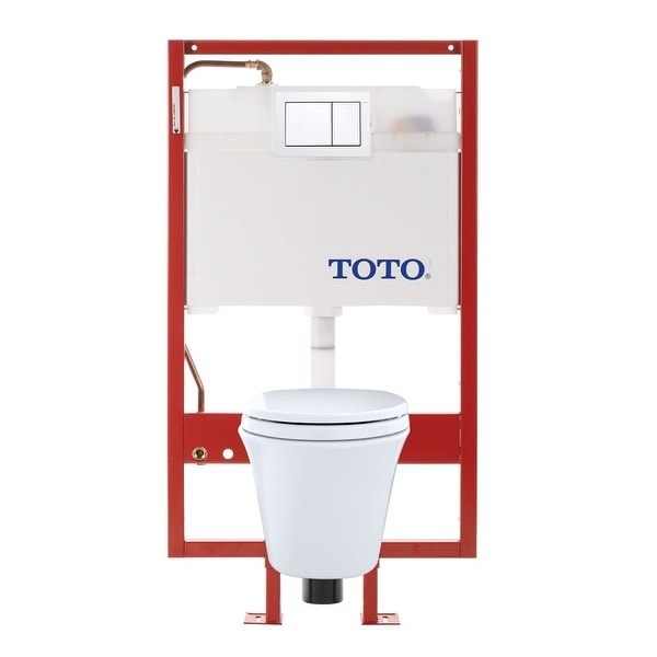 Toto Cwt486mfg 2 Maris Two Piece Elongated 1 6 Gpf Wall Mounted Toto Cwt486mfg 2 Maris Two Piece Elongated 1 6 Gpf Wall Mounted Toilet With Dual Max