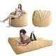 Ultra Soft Giant Bean Bag Bed With Convertible Chair UK | Ubuy