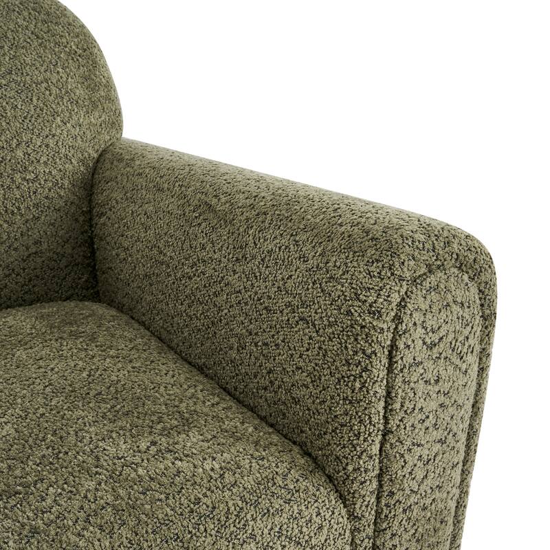 Christopher Knight Home - Rapallo Modern Upholstered Accent Chair with Plush Fabric Seat
