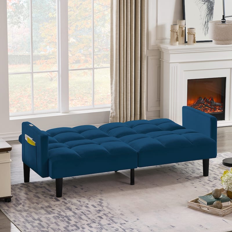 Futon Couch Convertible Folding Sofa Bed Couch for Apartment