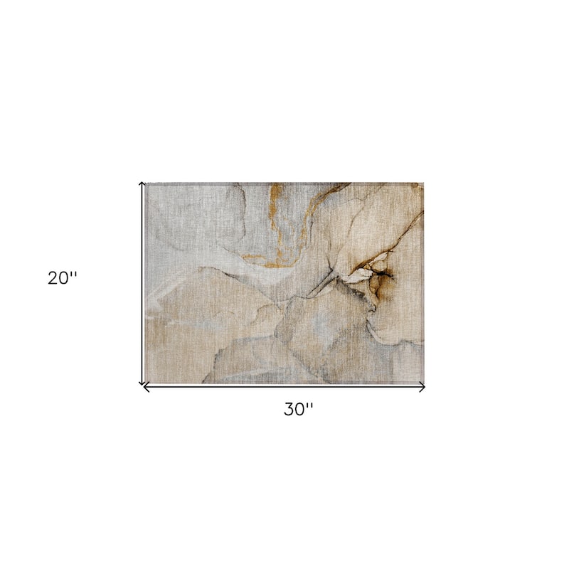 Elfi Contemporary Abstract Weather Resistant Classic Meets Modern Outdoor Rug