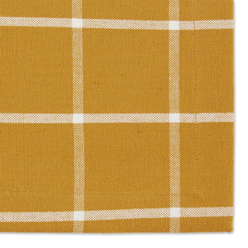 DII Honey Gold Check Placemat (Set of 6)