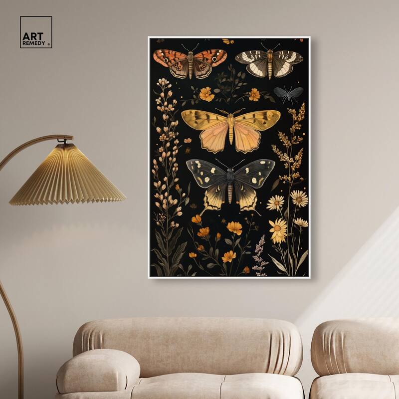 Winged Visitors II Canvas by Art Remedy