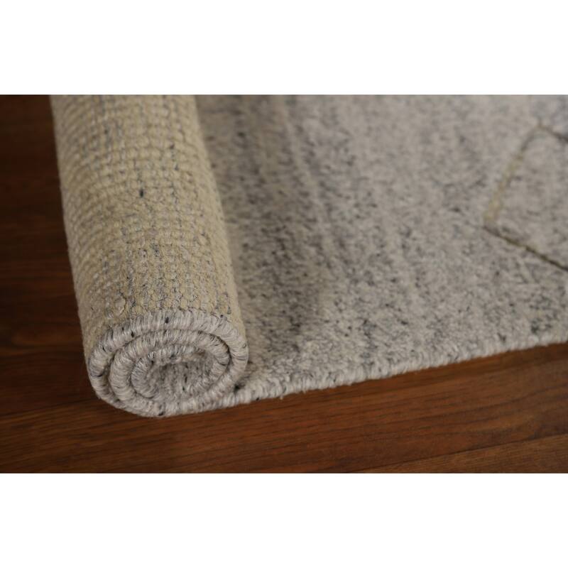 Moroccan Oriental Accent Rug Handmade Geometric Wool Carpet - 2'0"x 3'0"