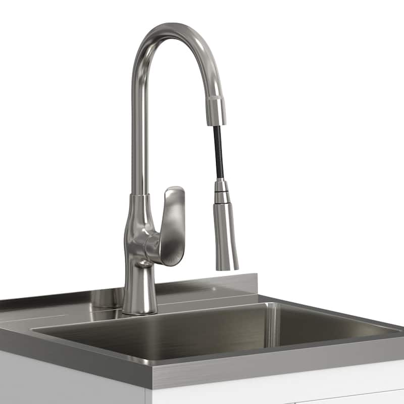 WYNDENHALL Gregg 20-inch Utility Sink & Cabinet