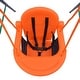 preview thumbnail 5 of 3, vidaXL Toddler Swing Set with Safety Harness Orange
