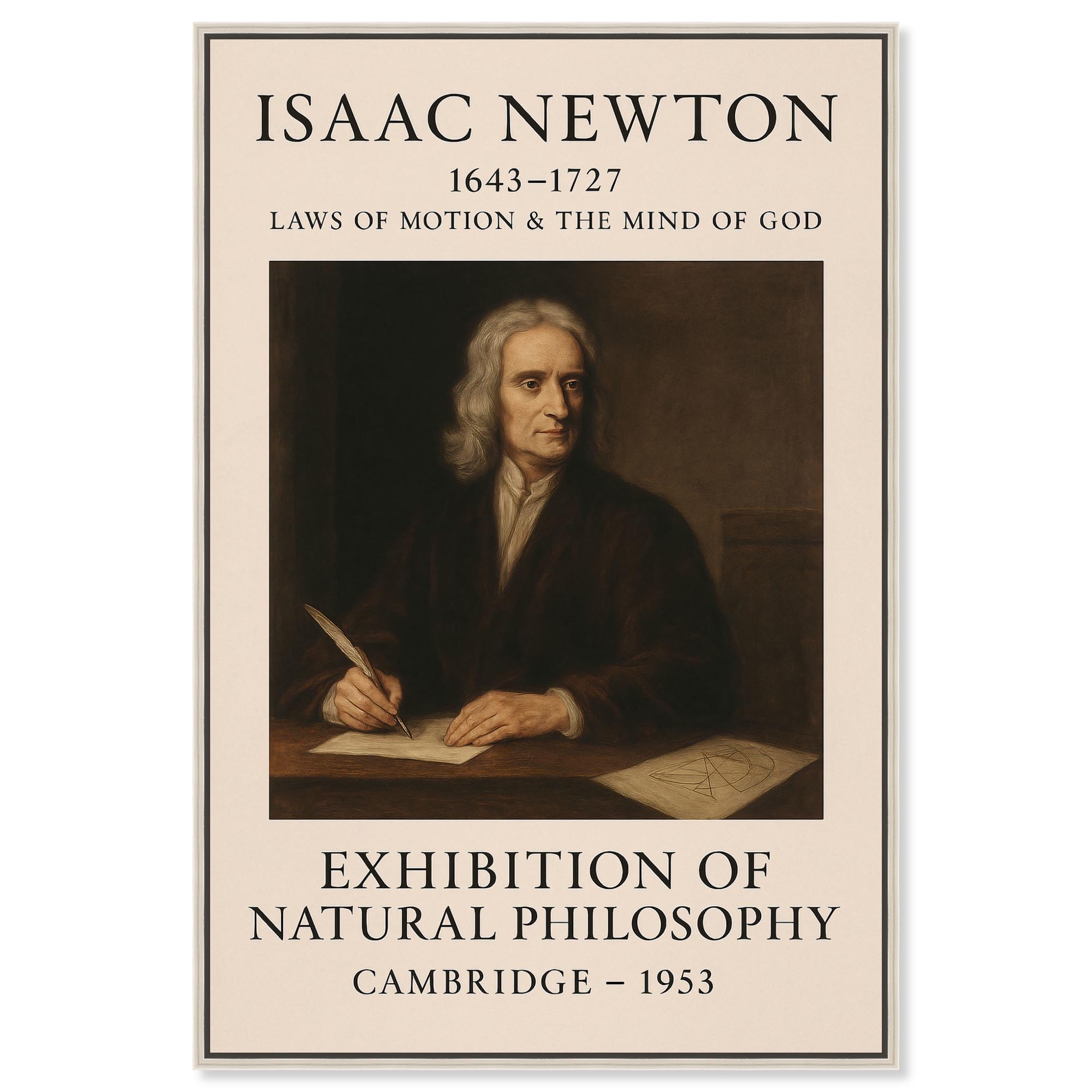 Newtonian Mind Canvas by Art Remedy