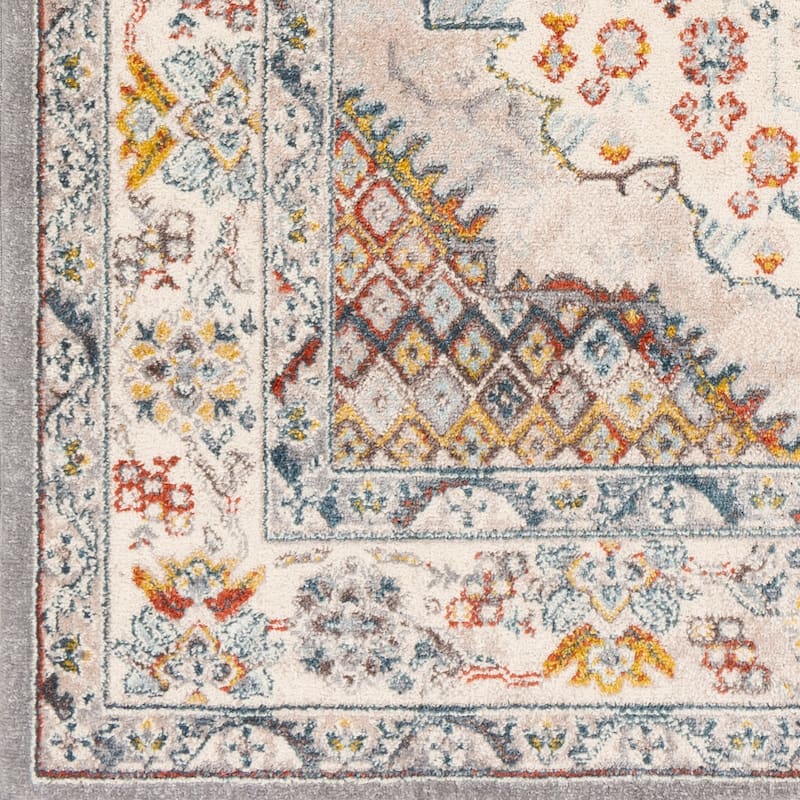 Artistic Weavers Elmas Traditional Persian Medallion Area Rug