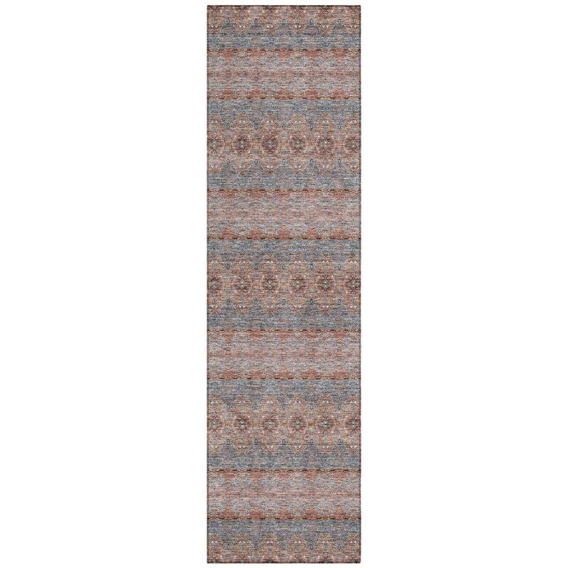 Machine Washable Indoor/ Outdoor Chantille Ombre Stripes Rug