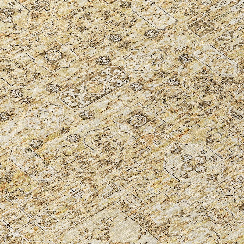 HomeRoots Floral Transitional Rectangle Outdoor Rug