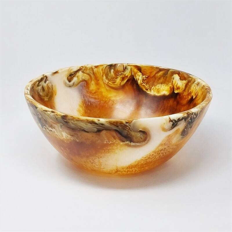 Tortoiseshell Salad Bowl Dia 11.61" - Tortoiseshell