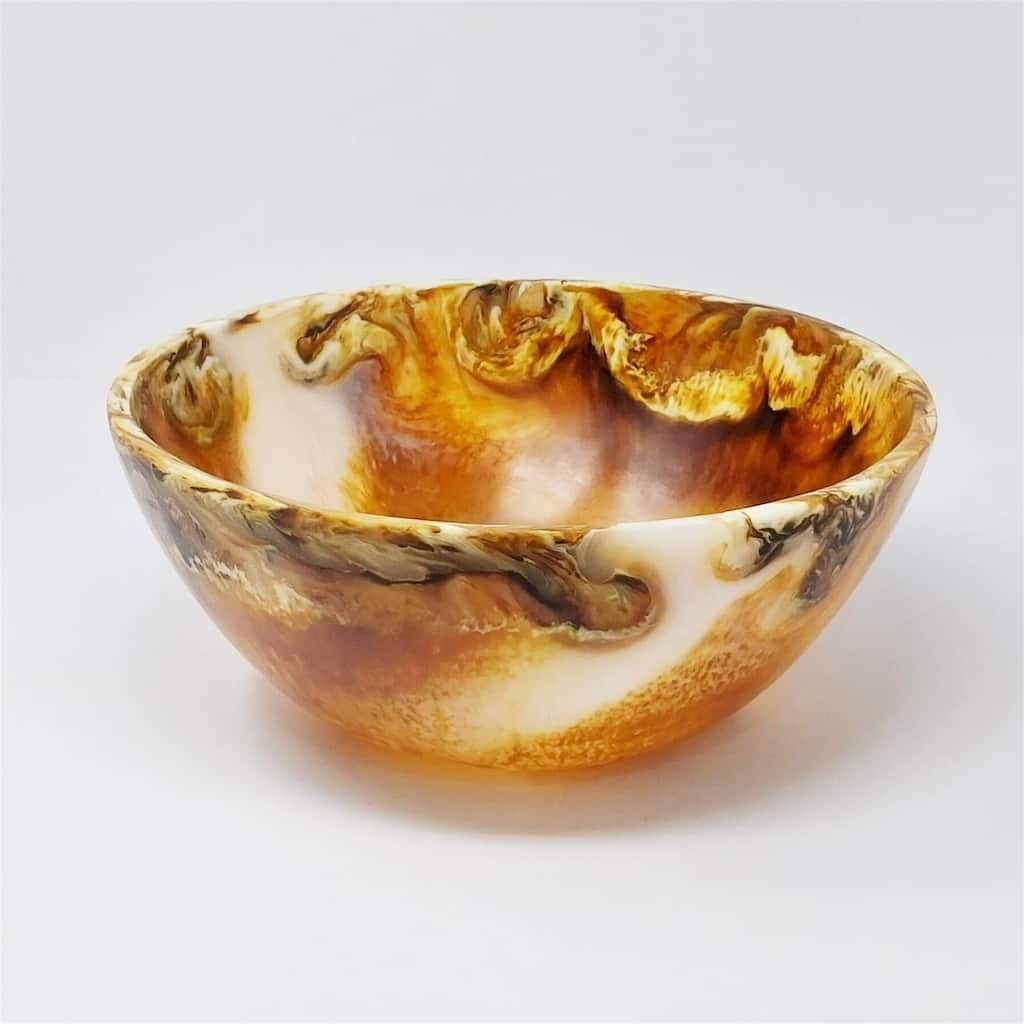Tortoiseshell Salad Bowl Dia 11.61" - Tortoiseshell