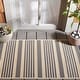 preview thumbnail 198 of 237, SAFAVIEH Courtyard Charmaine Indoor/ Outdoor Waterproof Area Rug 2'3" x 5' - Grey/Bone