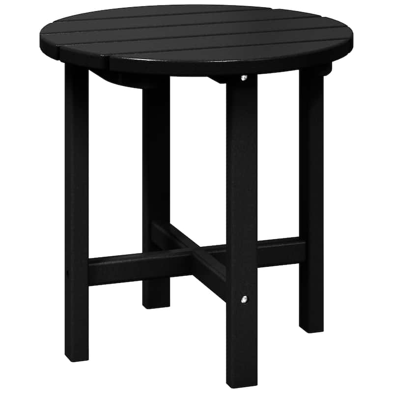 Polytrends Altura Eco-friendly All Weather Round 18" Side Table