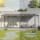 preview thumbnail 38 of 47, Domi Lean to Gazebo, Outdoor Hardtop Wall Mounted Gazebo with Sloping Galvanized Steel Roof